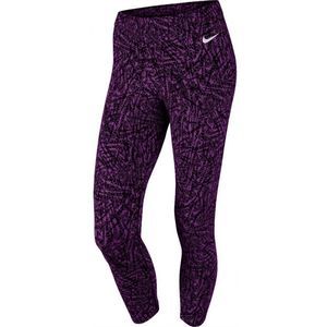 NEW Women's Small NIKE Club Crop AOP Leggings Pants Yoga Running 642994-550